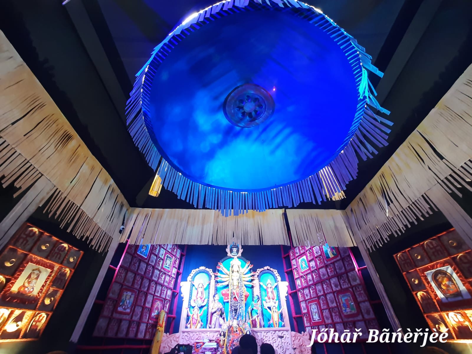Durga Puja Pandal B zoomed out view